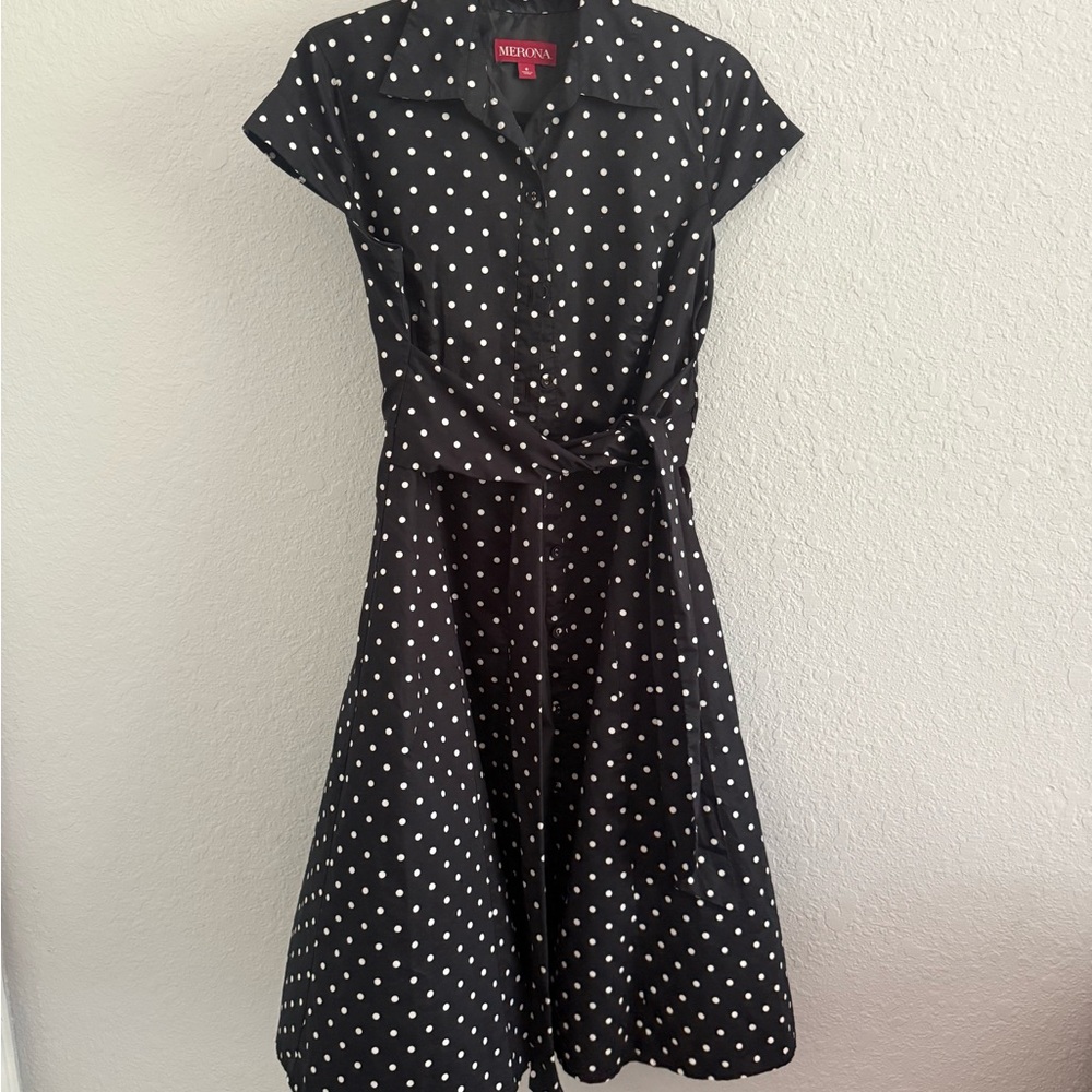 Merona Black Polka Dot Dress